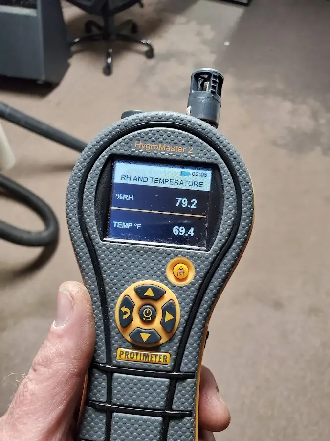 Moisture meter humidity assessment for Fire & Smoke Damage Restoration in Shelbyville